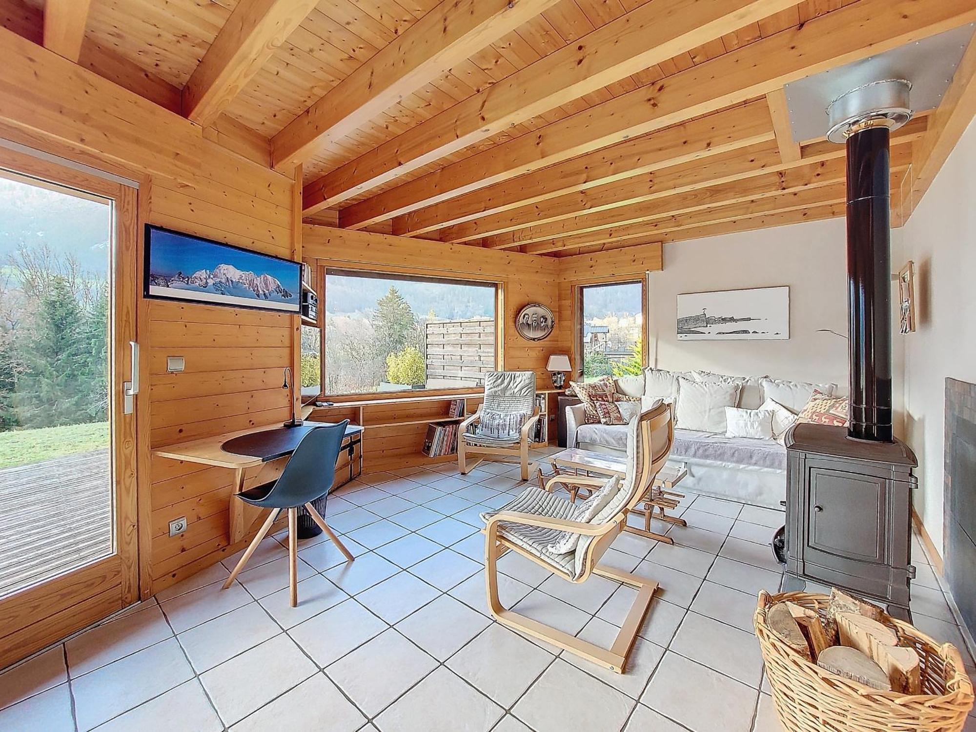 Chalet Wifi - Le Biot - 8 Personnes - Chalet Morand Exterior photo