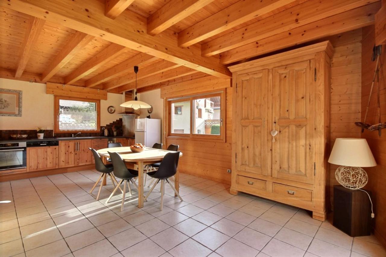 Chalet Wifi - Le Biot - 8 Personnes - Chalet Morand Exterior photo