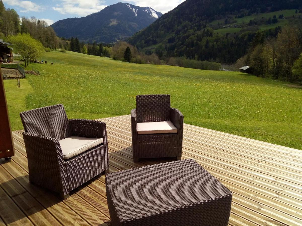 Chalet Wifi - Le Biot - 8 Personnes - Chalet Morand Exterior photo